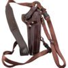Galco KK130H Kodiak Chest Holster Havana Brown Leather Shoulder/Torso Strap Fits Ruger Super Redhawk 7.50" Right Hand