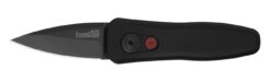Kershaw 7500BLK Launch 4 1.90" Folding Spear Point Plain Black DLC CPM 154 SS Blade Black Aluminum Handle Includes Pocket Clip
