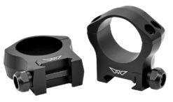 Warne 7214M Scope Rings Mountain Tech Matte Black 30mm Medium 0 MOA