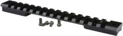 Warne 7676M Mountain Tech Tactical Rail Black Anodized Aluminum Winchester Model 70/Marlin XL-7 Long Action, 0 MOA