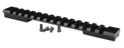 Warne 7677M Mountain Tech Tactical Rail Black Anodized Aluminum Winchester Model 70 WSM Short Action, 0 MOA
