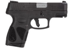 Taurus 1G2S931 G2S  Compact Frame 9mm Luger 7+1 3.26" Matte Stainless Steel Barrel, Matte Black Serrated Alloy Steel Slide, Black Polymer Frame w/Picatinny Rail & Polymer Grip, Right Hand