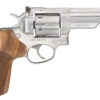Ruger 1775 GP100 Match Champion 10mm Auto 6rd 4.20" Satin Stainless Half-Lug Barrel, Cylinder & Frame, Hogue Stippled Hardwood Grip, Transfer Bar Safety
