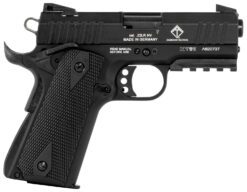 GSG GERG2210GSG9CA 922 *CA Compliant 22 LR 10+1 3.40" All Black Steel Barrel, Serrated Slide, Zinc Alloy w/Picatinny Rail & Beavertail Frame, Black Double Diamond Polymer Grip