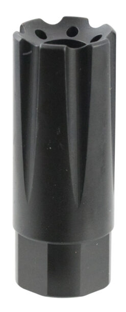 TacFire MZ10209MM Linear Compensator Black Nitride Steel with 1/2"-36 tpi Threads, 2.26" OAL, 0.87" Diameter & Forward Style for 9mm Luger AR-Platform