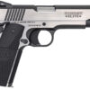 Colt Mfg O1072CE 1911 Combat Elite Government 9mm Luger 5" 9+1 Overall Two-Tone Elite Finish Stainless Steel Frame & Slide with Half Checkered & Scalloped Black G10 Grip & Night Sights