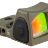 Trijicon 700696 RMR Type 2 Flat Dark Earth 1 x  0.89" x 0.67" 3.25 MOA Red Dot
