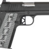 Dan Wesson 01884 EPC  9mm Luger 9+1 4" Stainless Bull Barrel Black Duty Serrated Stainless Steel Slide Black Aluminum Frame wBeavertail Black/Gray G10 Grip
