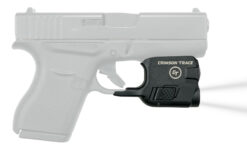 Crimson Trace 0182901 Lightguard  Polymer Compatible w/Glock 42/43/43X/48, 110 Lumens White LED, Trigger Guard Mount