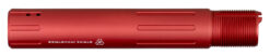 Strike ARCARPRESLICKRED Receiver Extension Tube  AR Pistol Platform Red Anodized Aluminum AR Carbine