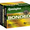 Remington Ammunition 29325 Golden Saber Bonded  45ACP 185gr Bonded Brass Jacketed Hollow Point 20 Per Box/25 Case