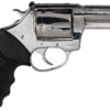 Charter Arms 73539 Mag Pug  Large 357 Mag, 5 Shot 3" High Polished Stainless Steel Barrel, Cylinder & Frame w/Black Finger Grooved Rubber Grip