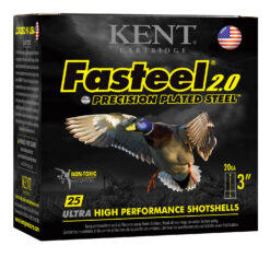 Kent Cartridge K203FS243 Fasteel 2.0  20 Gauge 3" 7/8 oz 3 Shot 25 Per Box/ 10 Case