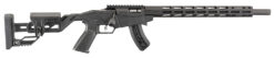 Ruger 8404 Precision Rimfire  22 WMR 15+1 18" Threaded Barrel, Hard Coat Anodized Finish, 15" Free-Float Handguards w/M-Lok Slots, Synthetic Adjustable Quick-Fit Precision Rimfire Stock, Black Polymer