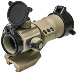 NcStar DRGB135T 35mm Red/Green/Blue Dot Optic  Tan Powder Coated 1 x 35 mm 3 MOA  Red/Green/Blue Dot