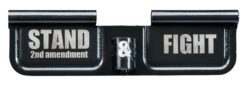 Phase 5 Weapon Systems EPCSTAND Ejection Port Door  AR-15 Black Parkerized Steel 3.10" Engraved "Stand & Fight"