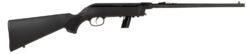 Savage Arms 40207 64 Takedown Full Size 22 LR 10+1 16.50" Black Satin Sporter Barrel, Satin Black Drilled & Tapped Carbon Steel Receiver, Matte Black Fixed Synthetic Stock, Right Hand