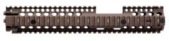 Daniel Defense 0100408030 M4A1 FSP RIS II Handguard 12.25" 2-Piece, Free-Floating Style Made of 6061-T6 Aluminum with Flat Dark Earth Anodized Finish & Picatinny Rail for AR-15