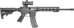 Smith & Wesson 12722 M&P15 Sport OR 22 LR 25+1 16.50" Black Threaded Barrel, Matte Black Aluminum Receiver w/Picatinny Rail, M-LOK Handguard, Black 6 Position Synthetic Stock, Black Polymer Grip, S&W
