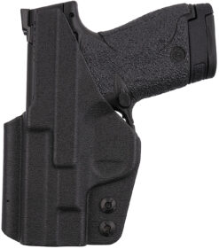 1791 Gunleather TACIWBSHIELDBLKR Tactical Kydex  IWB Black Kydex Belt Clip Fits S&W Shield
