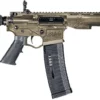 ATI ALPHA MAXX FDE 5.56 7.5" PISTOL W/7" POLY MLOK HANGUARD F/U SIGHTS W/BRACE 60RD