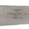 Case 12019 Astronaut M-1 Commemorative 11.75" Fixed Machete Plain/Saw As-Ground High Carbon Steel Blade/Smooth White Synthetic Handle