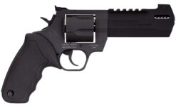Taurus 2454051RH Raging Hunter  454 Casull 5rd 5.12" Matte Black Oxide Steel Black Rubber with Integrated Red Cushion Insert Grip