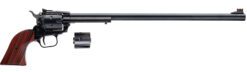 Heritage Mfg RR22MB16AS Rough Rider  22 LR 22 WMR 6 Shot 16" Black Barrel, Cylinder  & Zamak Frame, Cocobolo Grips