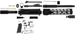 TacFire SSPK300LPK10 AR Build Kit Pistol Sports South Exclusive 300 Blackout AR Pistol Platform Black Parkerized Steel 5/8"x24