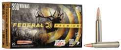 Federal P300WP Premium  300WinMag 180gr Barnes TSX 20 Per Box/10 Case