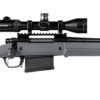 Magpul MAG931-GRY Hunter American Stock Fixed with Aluminum Bedding & Adjustable Comb Stealth Gray Synthetic for Ruger American SA