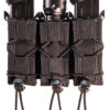 High Speed Gear 13PT13BK TACO Mag Pouch Triple Black Nylon Belt Compatible w/ Pistol