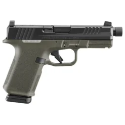 RUGER RXM THREADED 9MM PISTOL 4.5" BBL OD GREEN MAGPUL EHG, O.R. 2-15RD MAGS