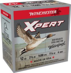 Winchester Ammo WEX12H4 Super X Xpert High Velocity 12Gauge 2.75" 1 1/8oz 4Shot 25 Per Box/10 Case