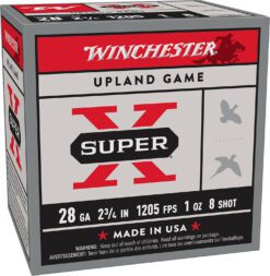 Winchester Ammo X28H8 Super X Heavy Game Load High Brass 28Gauge 2.75" 1oz 8Shot 25 Per Box/10 Case