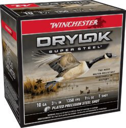 Winchester Ammo XSC10T Drylok Super Steel Magnum 10Gauge 3.50" 1 5/8oz TShot 25 Per Box/10 Case