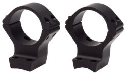 Browning 12501 X-Bolt Scope Mount System X-Lock Matte Black Aluminum 1" Tube, Low Rings