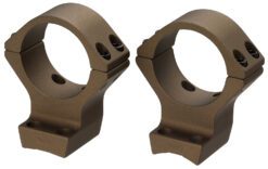 Browning 12532 X-Bolt Scope Mount System X-Lock Burnt Bronze Cerakote Aluminum 1" Tube, Medium Rings