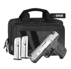 SMITH & WESSON SD9 2.0 BUNDLE 9MM PSTL NTS 2 TONE 4" SAVIOR BAG, 3-16RD