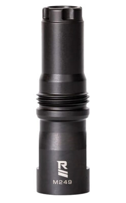 Rugged Suppressor MD001 M249 Muzzle Device Black with 9/16x24 LH Threads & Dual Taper Locking System for Surge762, Razor762 & Micro30 Suppressors