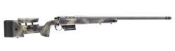 Bergara Rifles B14LM361 B-14 Wilderness HMR 300 Win Mag 5+1 26" Threaded, Sniper Gray Cerakote Barrel/Rec, Adj. SoftTouch Woodland Camo Stock with Mini-Chassis, Omni Muzzle Brake
