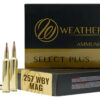 Weatherby H257110ELDX Select Plus  257WthbyMag 110gr Hornady ELD-X 20 Per Box/10 Case