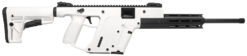 Kriss USA KV22CAP00 Vector CRB Gen2 Full Size 22 LR 10+1 Black Nitride Threaded Barrel, Alpine Cerakote Picatinny Rail Aluminum Receiver, Alpine White 6 Position Collapsible Synthetic Stock, Alpine Po