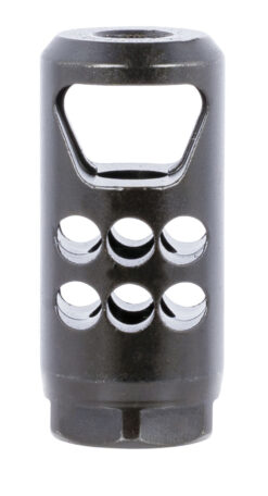 Ruger 90698 Hybrid Muzzle Brake Matte Black Steel 1/2"x28 Threads, 2.20" OAL 1" Diameter, 35 Cal