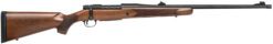 Mossberg 28121 Patriot  Full Size 300 Win Mag 3+1 24" Matte Blued Fluted Threaded Barrel, Drilled & Tapped Matte Blued Stainless Steel Receiver, Walnut Fixed Stock, Right Hand