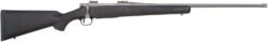 Mossberg 28135 Patriot  Full Size 300 Win Mag 3+1 24" Stainless Cerakote Fluted Barrel, Stainless Cerakote Receiver Drilled & Tapped, Black Fixed Synthetic Stock, Right Hand