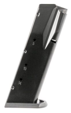 Mec-Gar MGWIT40LFAFC Tanfoglio 14rd 40 S&W, Fits Tanfoglio Witness Large Frame, Blued w/Anti-Friction Coating Carbon Steel