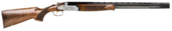 F.A.I.R. FRS6922028 SLX 692 Gold Full Size 20 Gauge Break Open 3" 2rd 28" Blued Over/Under Vent Rib Barrel, Silver Stainless Steel w/Gold Engraved Receiver, Fixed Walnut Stock, Right Hand