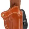 1791 Gunleather ORPDH24SCBRR BH2.4S Optic Ready OWB 2.4S Classic Brown Leather Paddle Fits FN 509/H&K VP9SK