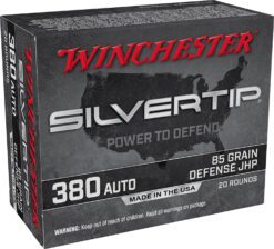Winchester Ammo W380ST Silvertip  380ACP 85gr Silvertip Jacket Hollow Point 20 Per Box/10 Case